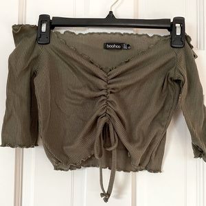 Boohoo crop top